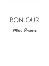 Bonjour Mon Amour - Art Print